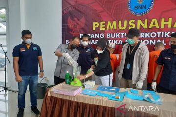 BNN Jambi musnahkan 1.001 butir ekstasi milik jaringan antar provinsi