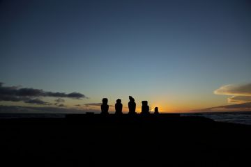 Kerusakan Patung Moai di Chile tak bisa diperbaiki