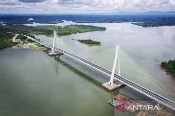 Jembatan Pulau Balang penghubung Balikpapan - IKN