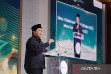 Erick Thohir nilai Maulid Nabi penyemangat akselerasi ekonomi syariah