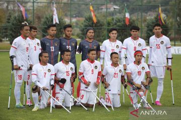 Tim Nasional Sepak Bola Amputasi Indonesia bertengger di peringkat ke-22 dunia