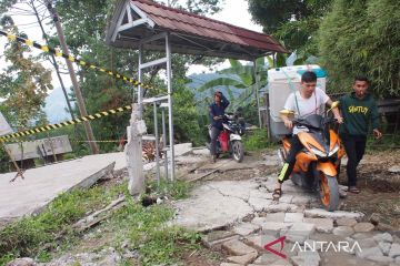 BPBD: Korban pergeseran tanah Bojongkoneng-Bogor enggan direlokasi