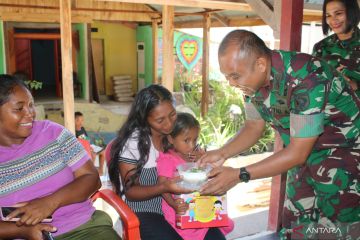 TNI AD gelar "Serbuan Stunting" di pulau terluar Kepulauan Tanimbar