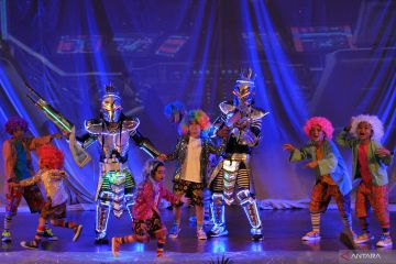 Pertunjukan teater visual Festival Seni Bali Jani 2022