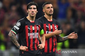 Bermain di kandang, AC Milan keok 0-2 lawan Chelsea