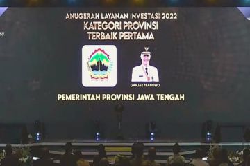 Jawa Tengah tiga kali raih anugerah layanan investasi