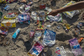 Pencemaran sampah plastik di Teluk Palu