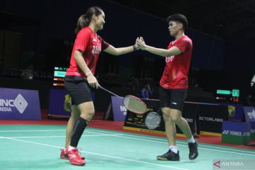 Adnan/Nita sumbang poin pembuka bagi Indonesia di Piala Sudirman