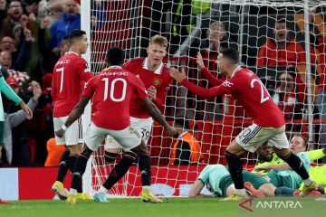 Manchester United menang susah payah 1-0 atas Omonia Nicosia