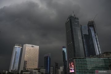 Sebagian besar Jakarta berawan pada Senin ini