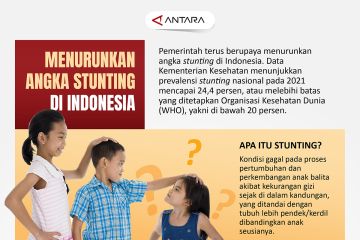 Menurunkan angka stunting di Indonesia