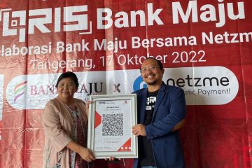 Bank Maju dan Netzme kolaborasi rilis layanan transaksi berbasis QRIS