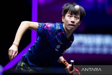 Aksi petenis meja top dunia di WTT Champions Macao 2022