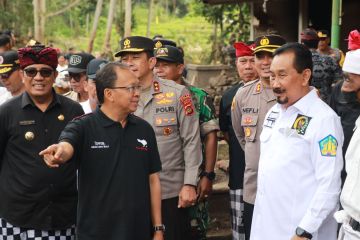 Perbaikan jalan dampak banjir bandang di Tabanan gunakan dana BKK