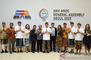 Indonesia banjir apresiasi dalam sidang umum tahunan ANOC