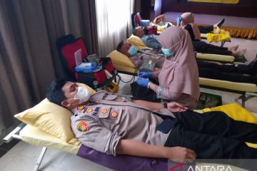 Polsek Pancoran dan PMI gandeng hotel gelar donor darah