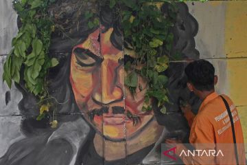 Mural merespon taman di Ibu Kota