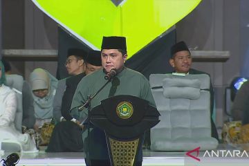 Erick Thohir sebut santri harus jadi bagian pondasi kemajuan Indonesia