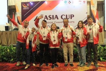 Dua tim Indonesia selangkah lagi ke semifinal Bridge Asia Cup 2022