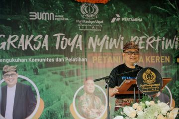 Yayasan Puri Kauhan Ubud kukuhkan komunitas "Petani Muda Keren"