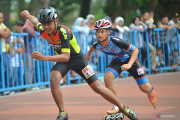 Ratusan atlet sepatu roda seluruh Indonesia berebut Piala Erick Thohir