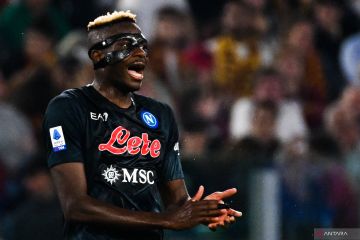 Gol Victor Osimhen bawa Napoli menang tipis 1-0 atas AS Roma