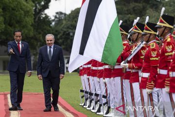 Presiden Jokowi menerima kunjungan Perdana Menteri Palestina