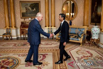 PM baru Inggris Rishi Sunak temui Raja Charles III di Istana Buckingham