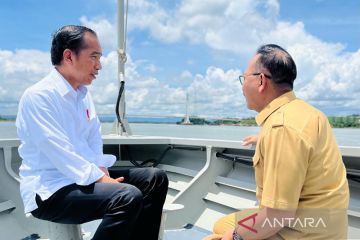 Presiden Jokowi telusuri jalur laut menuju IKN