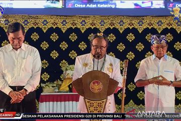 Pemangku adat se-Bali doa bersama berharap KTT G20 ciptakan perdamaian