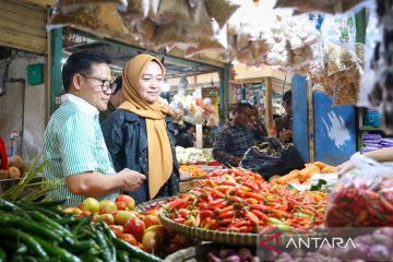 Muhaimin sidak ke Pasar Johar Karawang cek harga kebutuhan pokok