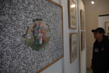 Pameran komik moderasi beragama