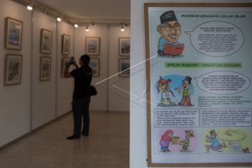 Pameran komik moderasi beragama