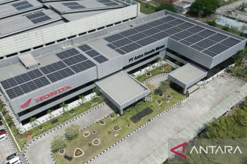 Astra Honda Motor pasang solar panel 8.760 kWp di pabrik Karawang