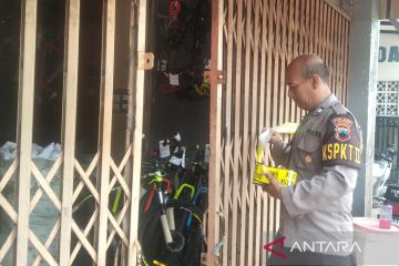 Polisi selidiki kasus pembobolan toko sepeda yang terekam CCTV