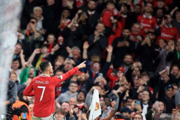 Ronaldo cetak gol, Manchester United menang 3-0 saat jamu Sherrif
