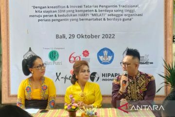 Enam tata rias pengantin Bali dibakukan dalam Rakernas X Harpi Melati