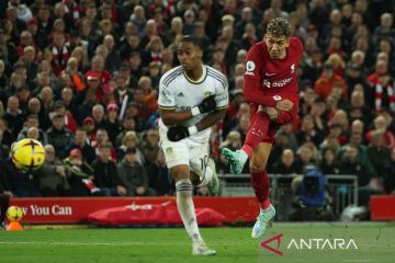 Bermain di kandang, Liverpool keok 1-2 lawan Leeds United