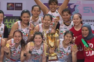 Indonesia juara musim perdana Liga Bola Basket Putri Asia Tenggara