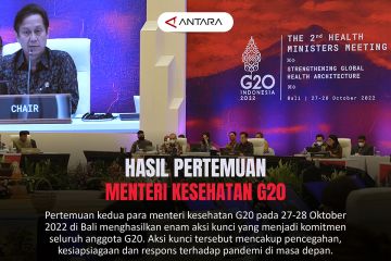 Hasil pertemuan menteri kesehatan G20