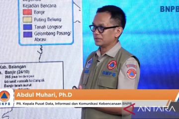 BNPB: Lebih dari 2.000 DAS belum penuhi syarat 30 persen hutan