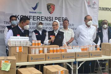 BPOM: Pelarut obat sirop kelas industri dijual lebih murah