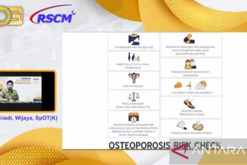 Dokter tekankan pentingnya mengendalikan faktor risiko osteoporosis