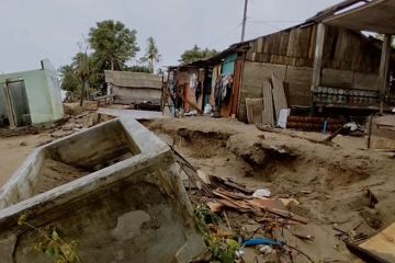 Abrasi terjang puluhan rumah di Aceh Utara