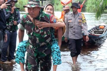 BPBD Palangka Raya evakuasi warga sakit terdampak banjir