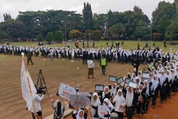 Ribuan Santri di Pandeglang, rayakan Peringatan Hari Santri Nasional
