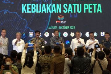 Airlangga sebut Kebijakan Satu Peta percepat pembangunan nasional