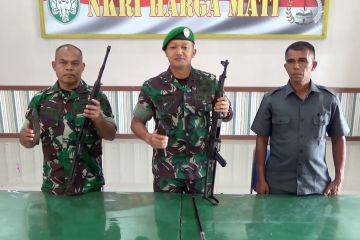 Kodim 0105/Aceh Barat terima 2 pucuk senjata api sisa konflik
