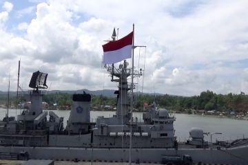 KRI HP 355 patroli siaga tempur laut di wilayah Koarmada II