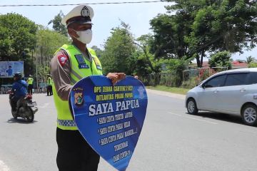 Operasi Zebra Cartenz tekan angka kecelakan lalu lintas di Papua